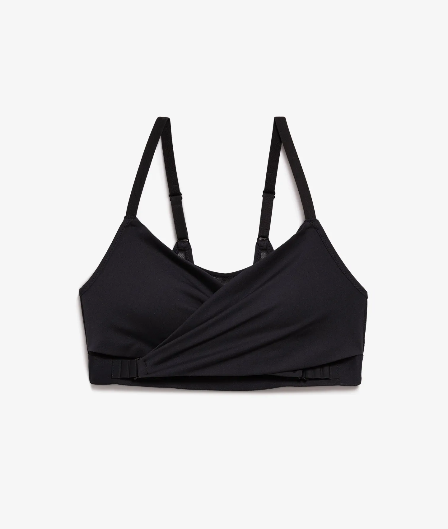 Etam Adjustable Sports Bra - Multi Support BLACK Best Sale