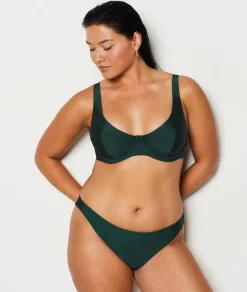 Etam Balconette Bikini Top GREEN Flash Sale