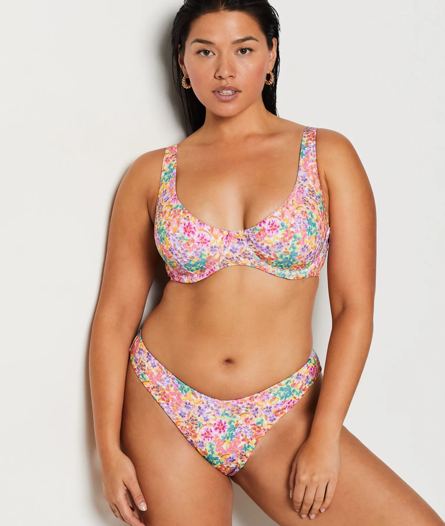 Etam Balconette Bikini Top MULTICOLOURED Cheap