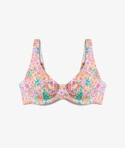 Etam Balconette Bikini Top MULTICOLOURED Cheap