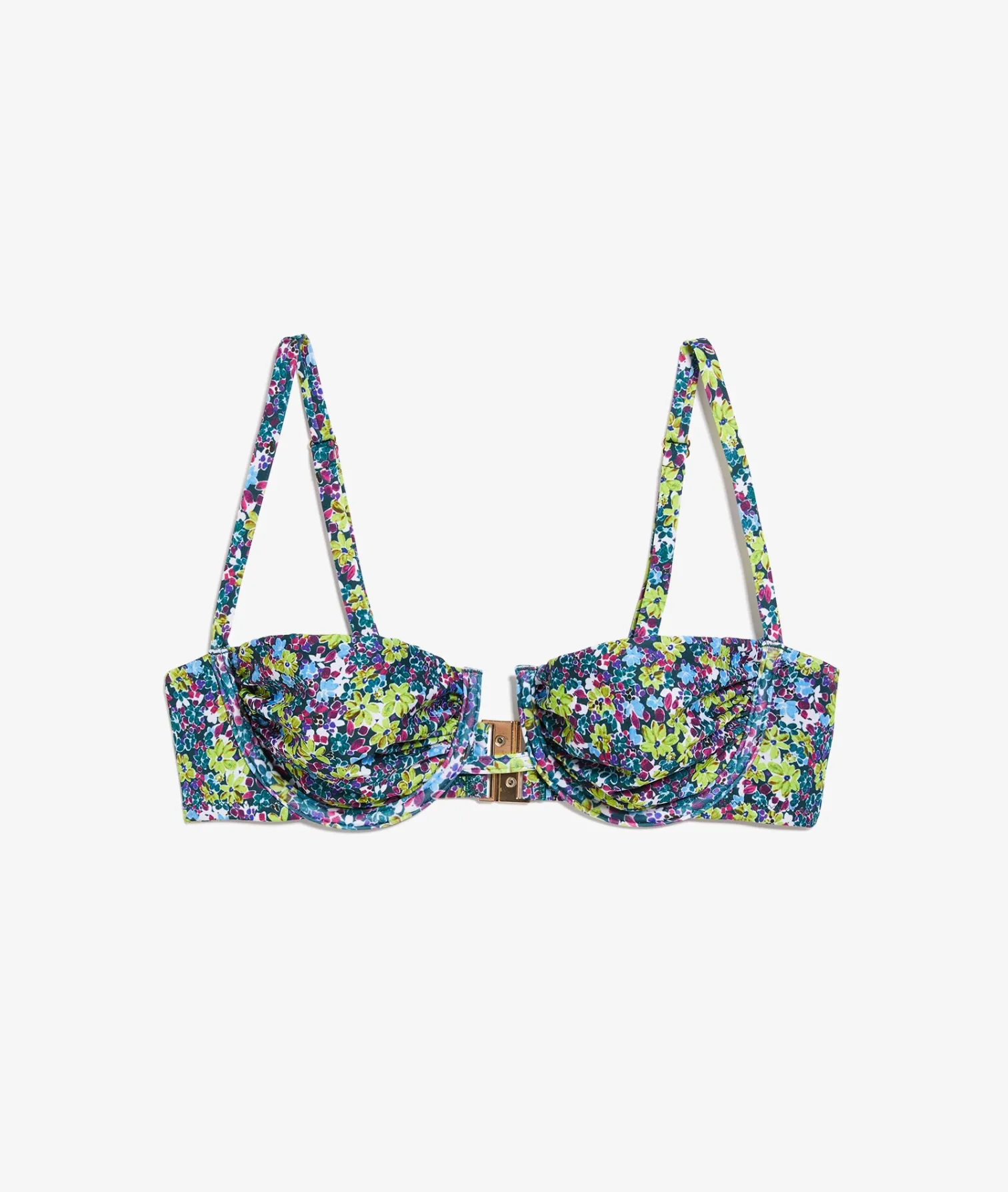 Etam Balconette Bikini Top BLUEGREENPRINT Shop