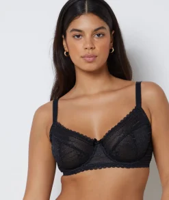 Etam Balconette Bra BLACK Fashion