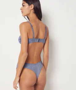 Etam Balconette Iridescent Bikini Top LIGHTGREY Best Sale