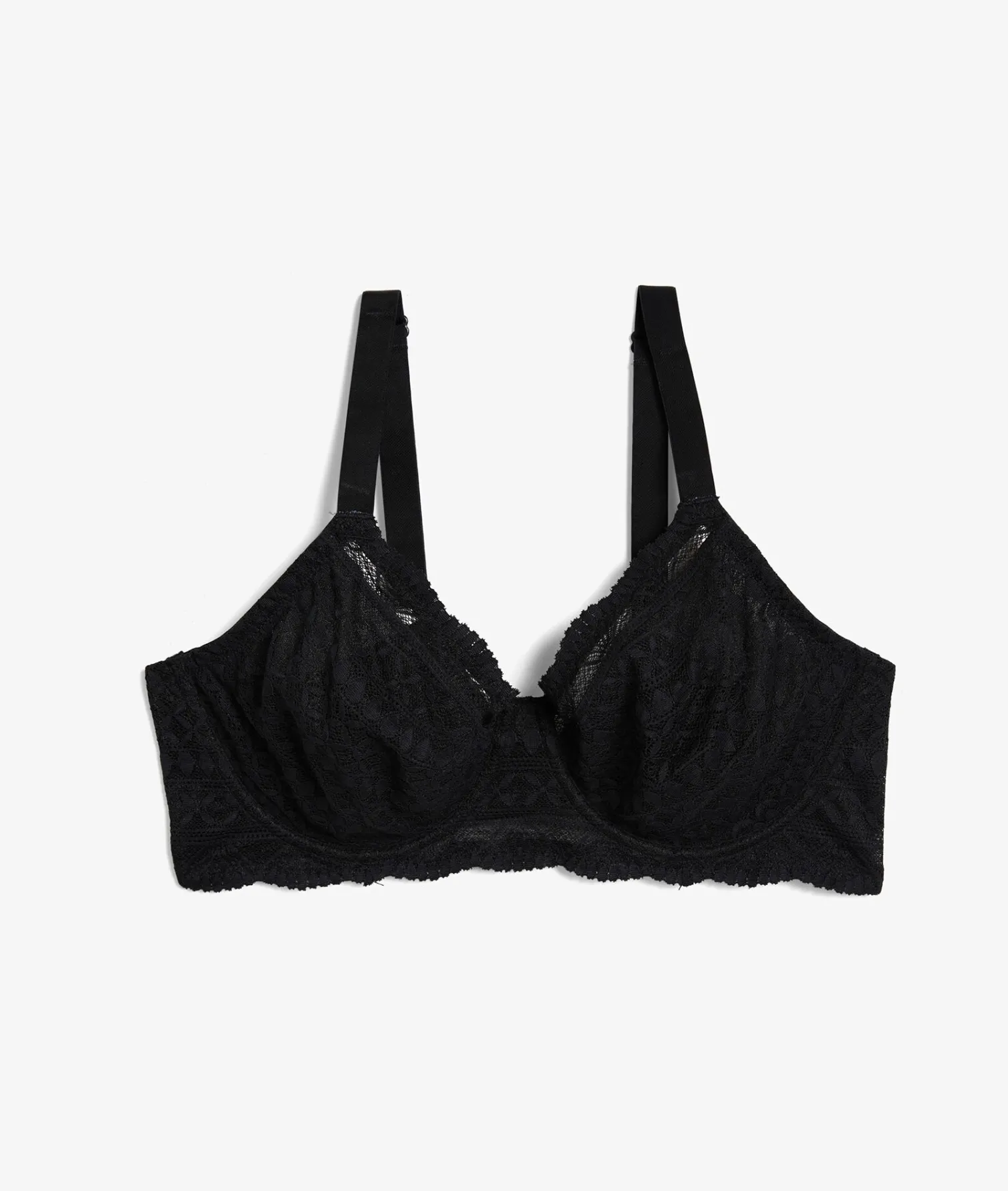 Etam Balconette Minimizer Bra with -1 Size Effect NOIR New