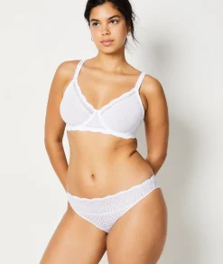 Etam Balconette Minimizer Bra with -1 Size Effect BLANC Outlet
