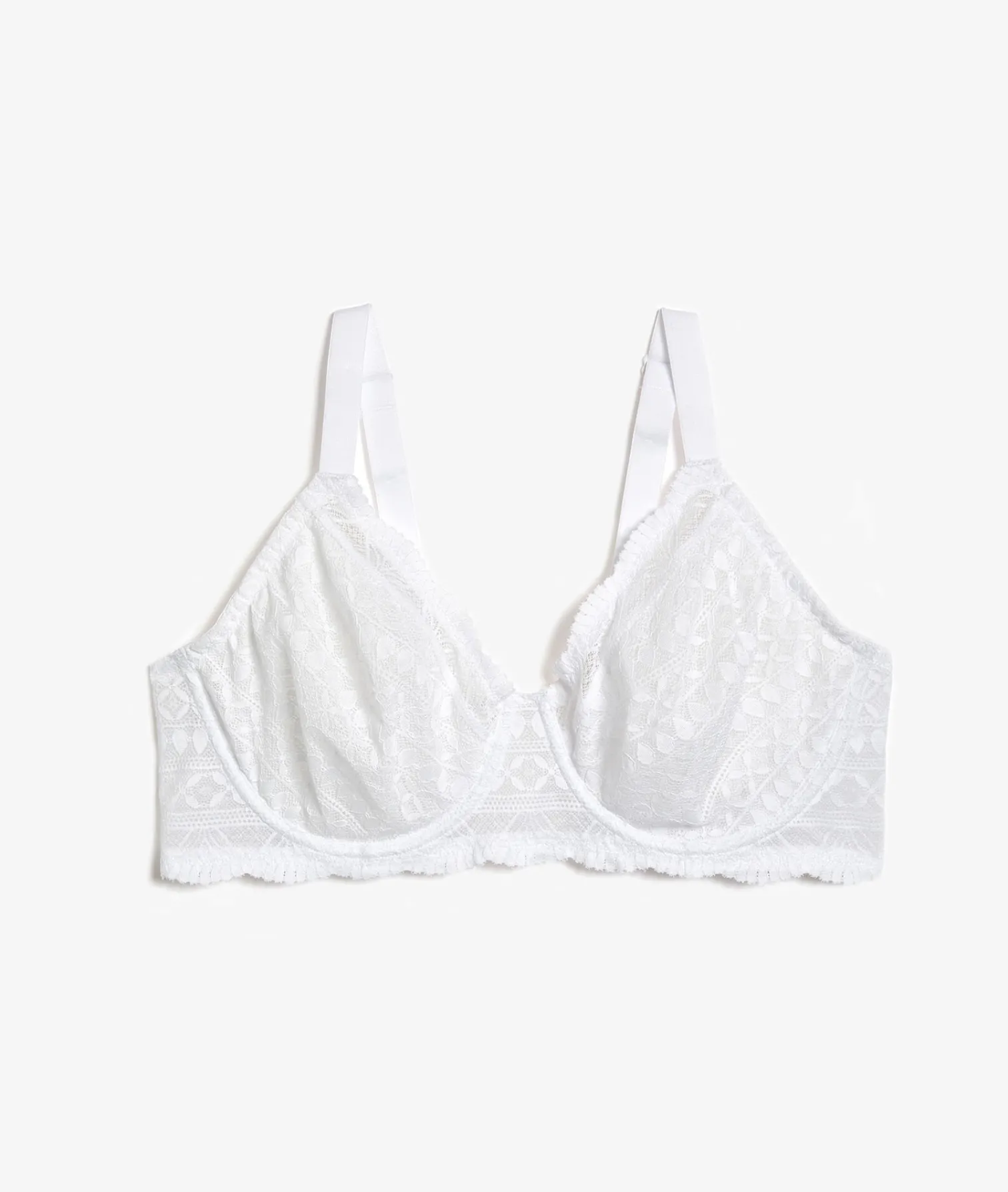 Etam Balconette Minimizer Bra with -1 Size Effect BLANC Outlet