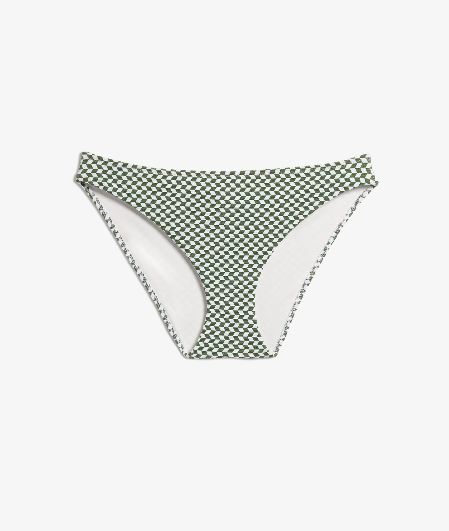 Etam Bikini Bottom with Pattern GREEN Hot