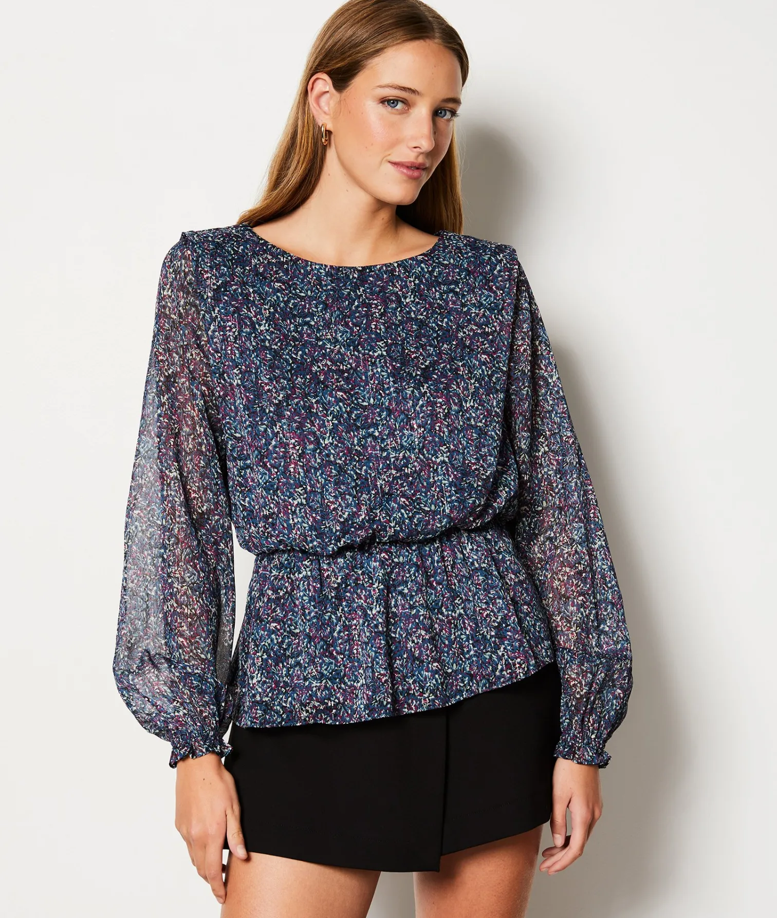 Etam Blouse à motifs IMPFDVIOLET. Store