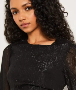 Etam Blouse courte à paillettes dos nu NOIR Discount
