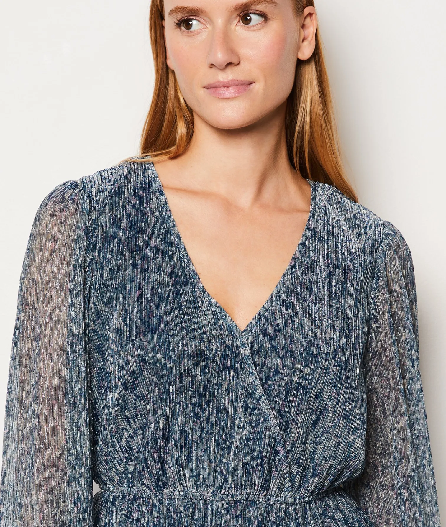 Etam Blouse manches longues irisée IMPFDMARINE Online
