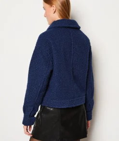 Etam Blouson effet bouclette BLEUNUIT Online