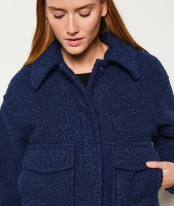 Etam Blouson effet bouclette BLEUNUIT Online