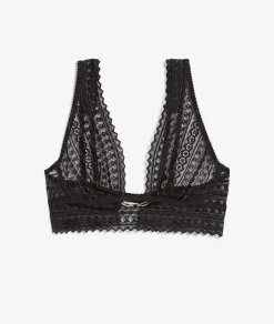 Etam Bra N.7 - The Balconette Scarf BLACK Clearance