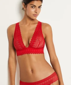 Etam Bra N.8 - The Wireless Triangle Scarf RED Store