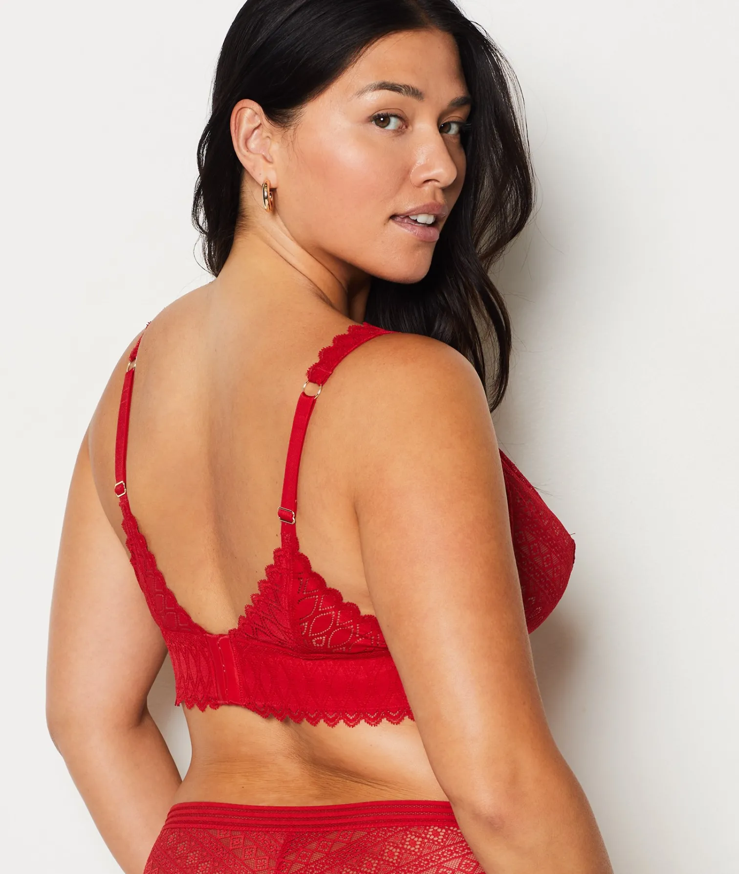 Etam Bra N.8 - The Wireless Triangle Scarf RED Store