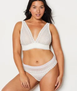 Etam Bra N.8 - The Wireless Triangle Scarf PEARL Flash Sale