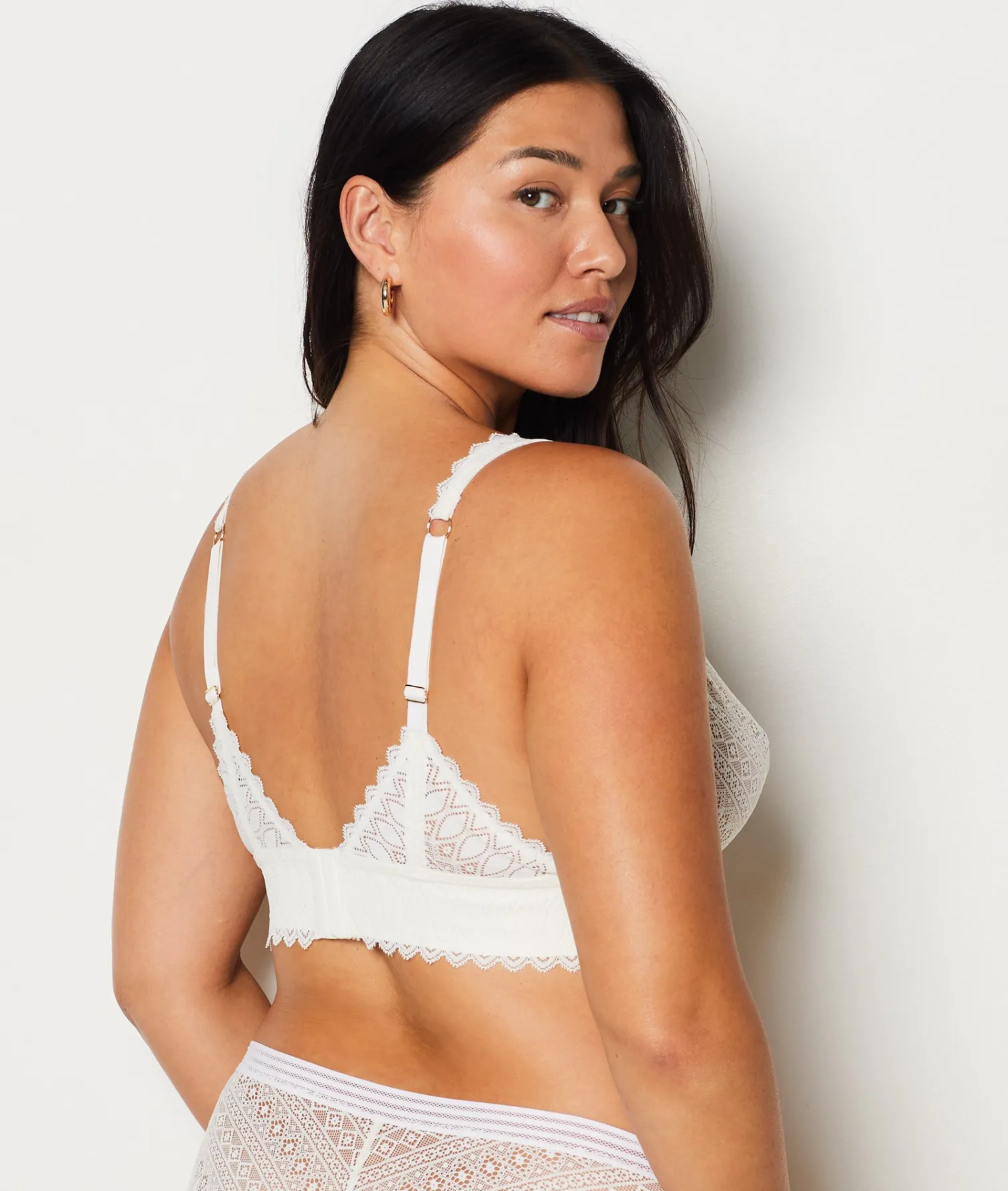 Etam Bra N.8 - The Wireless Triangle Scarf PEARL Flash Sale