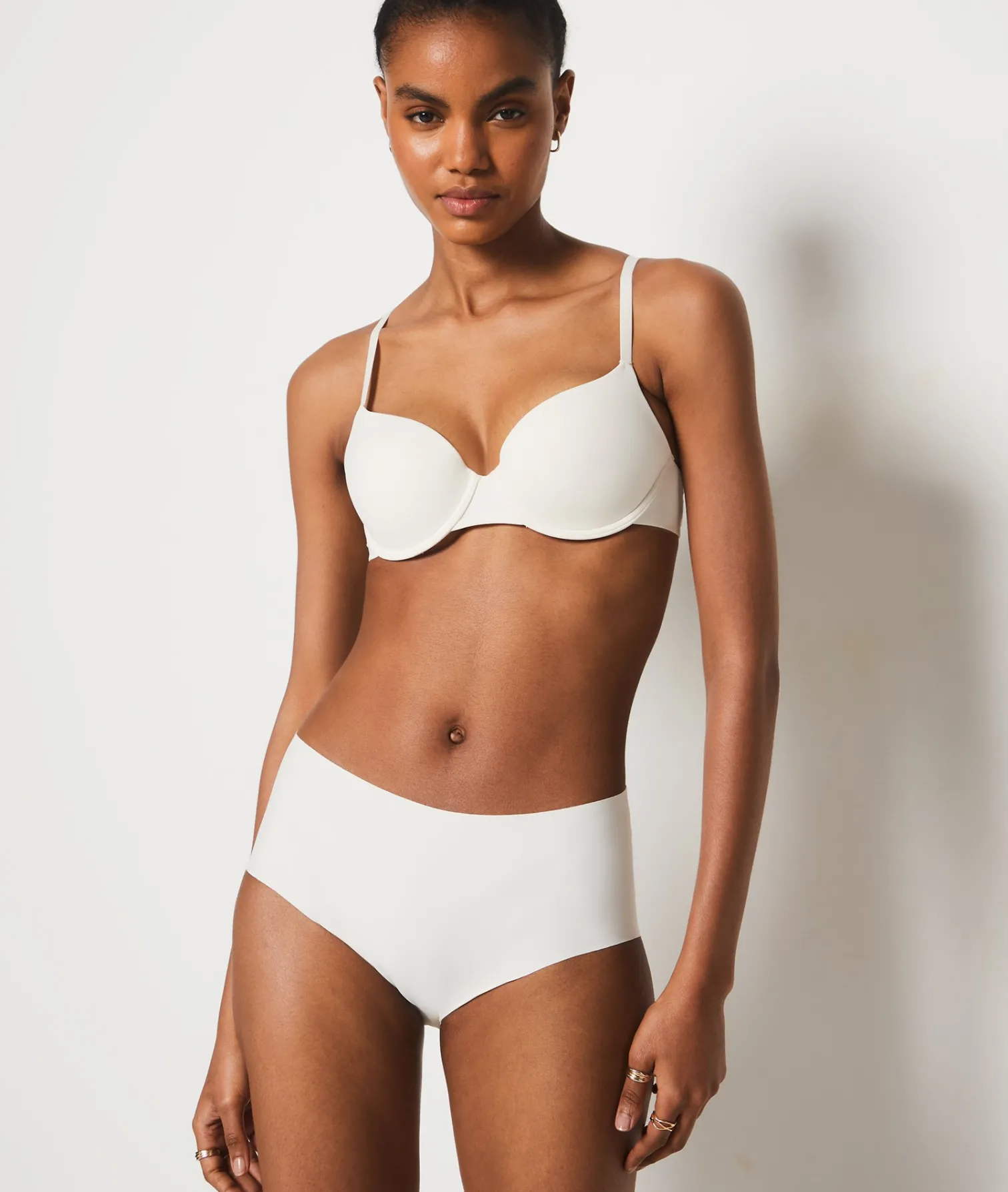 Etam Bra No. 4 - Lightly Lined Demi Bra ECRU Outlet