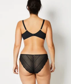 Etam Bra No. 4 - Lightly Lined Demi Bra NOIR Fashion