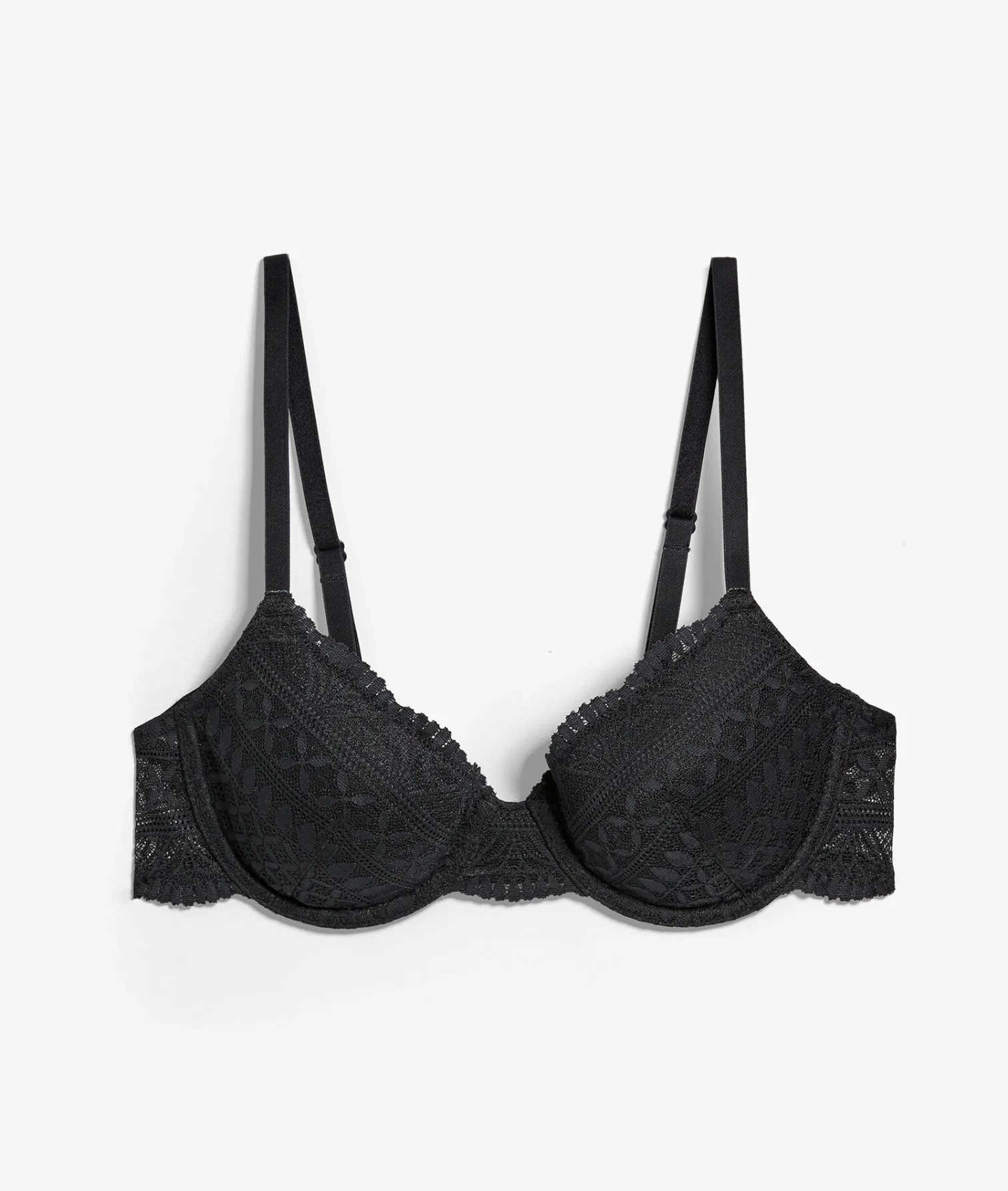 Etam Bra No. 4 - Lightly Lined Demi Bra NOIR Fashion