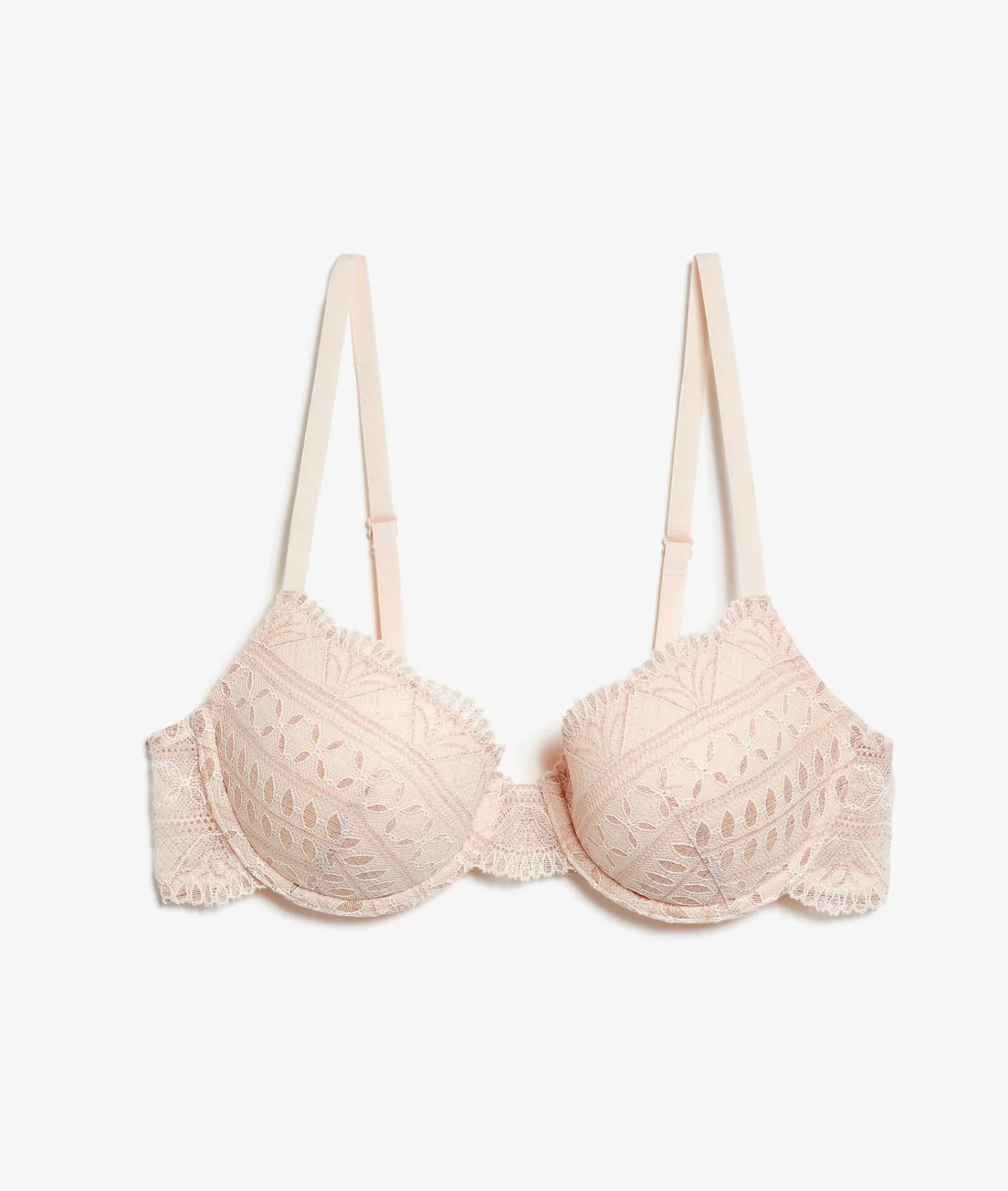 Etam Bra No. 4 - Lightly Lined Demi Bra ROSEPOUDRE Flash Sale
