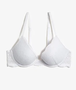 Etam Bra No. 2 - Plunging Push-Up BLANC Discount