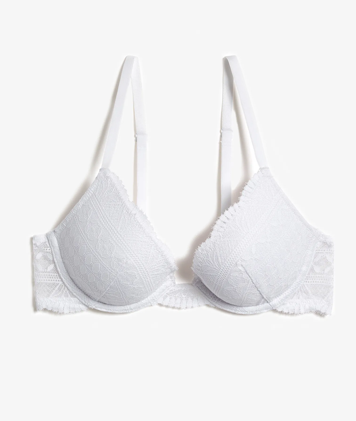 Etam Bra No. 2 - Plunging Push-Up BLANC Discount