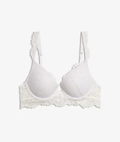 Etam Bra No. 2 - Plunging Push-Up ECRU Best Sale