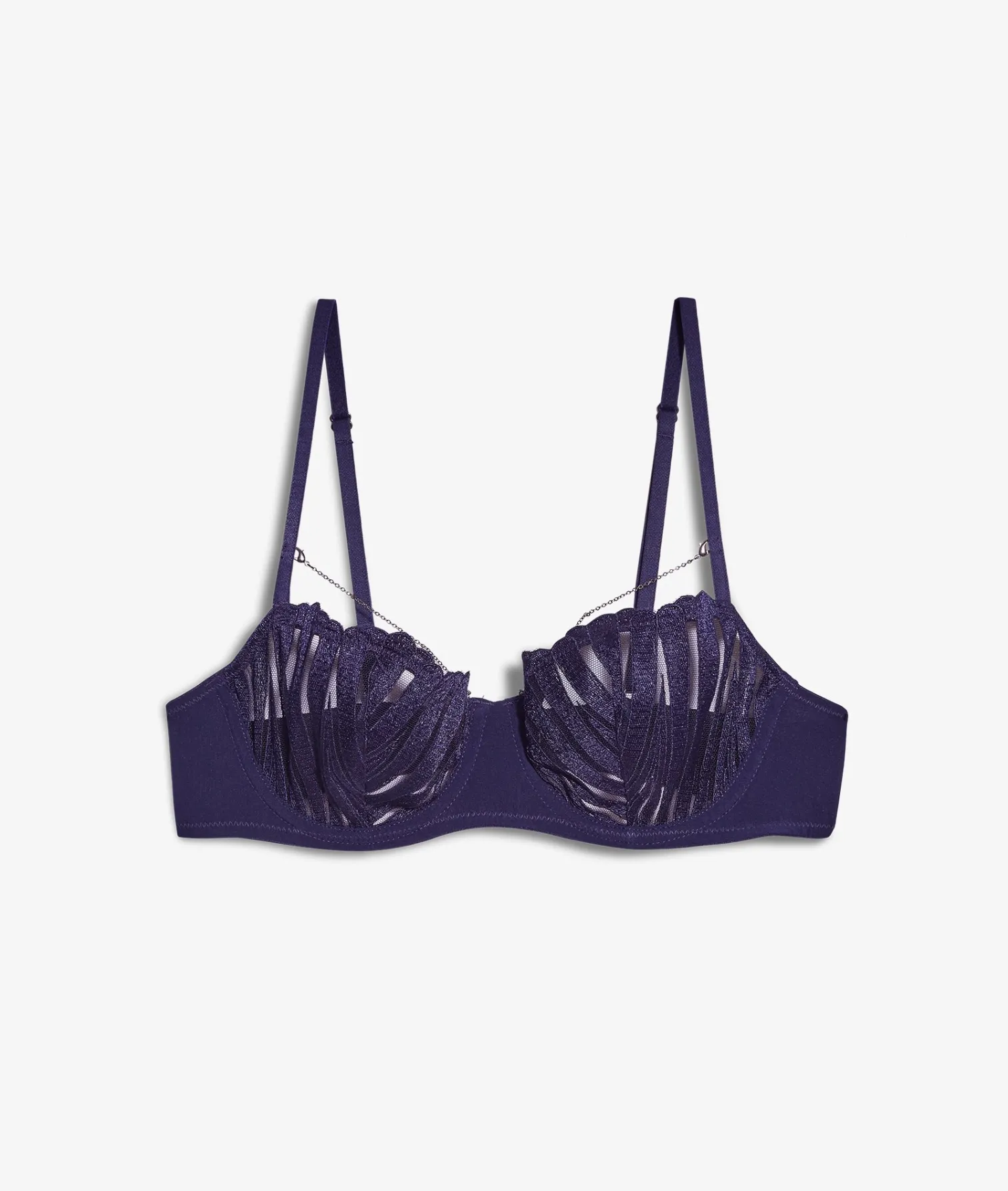Etam Bra No. 9 - The Balconette Bra MARINE Fashion