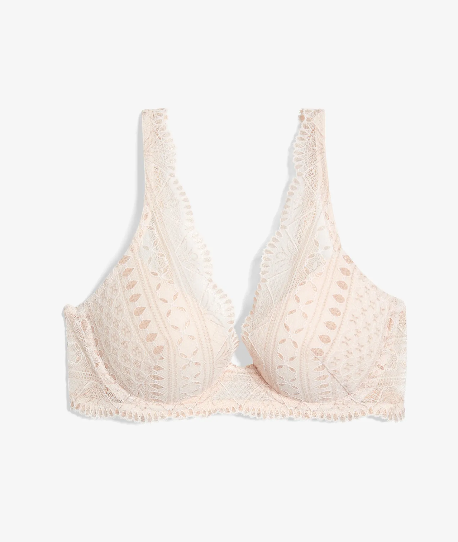 Etam Bra No. 6 - The Lightly Lined Wrap Bra ROSEPOUDRE Clearance