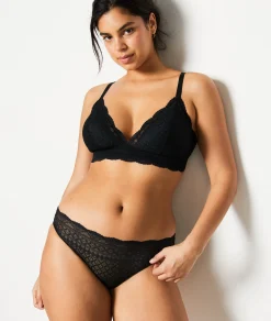 Etam Bra No. 8 - The Wireless Triangle Bra NOIR Cheap
