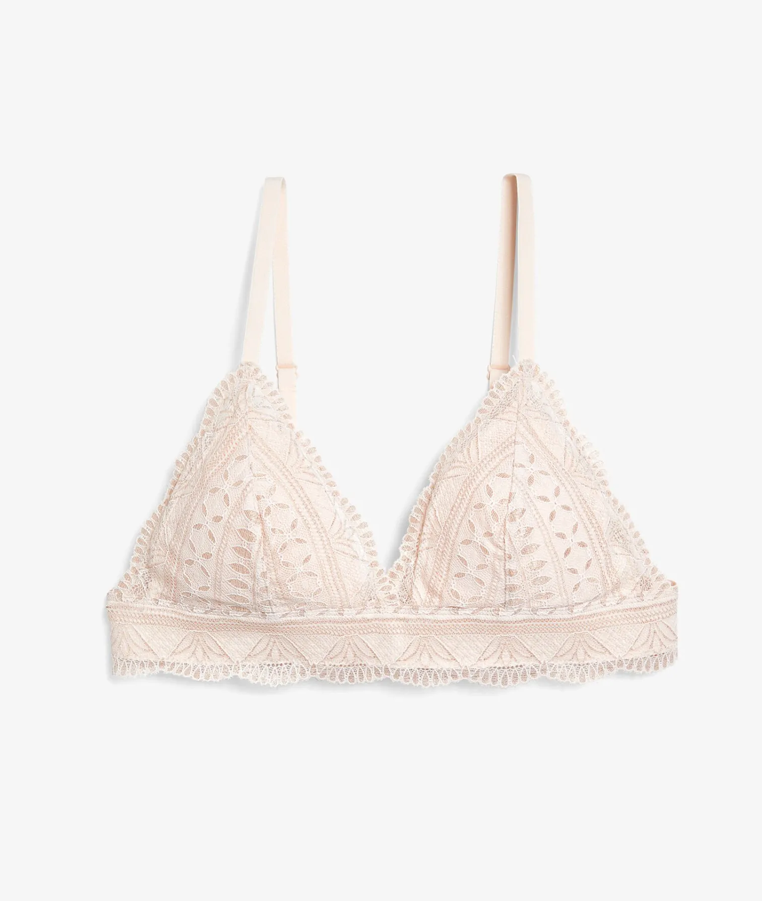 Etam Bra No. 8 - The Wireless Triangle Bra ROSEPOUDRE Flash Sale