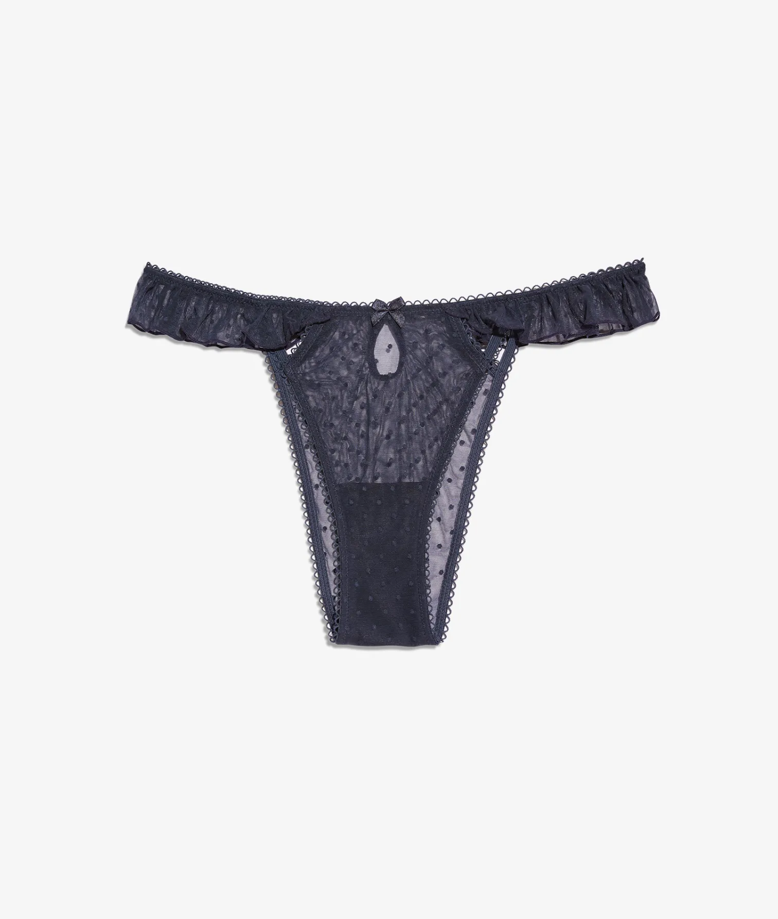Etam Brazilian Brief in Tulle MARINE New