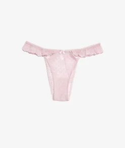 Etam Brazilian Brief in Tulle POWDERPINK Store