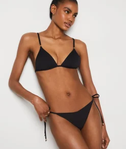 Etam Brazilian String Bikini Bottom BLACK Shop