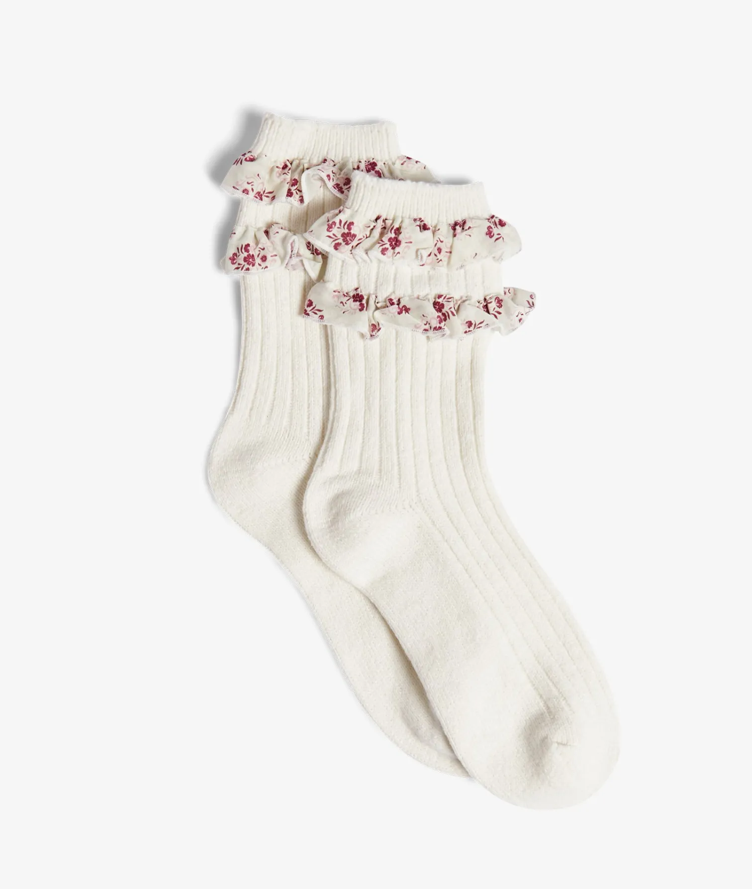 Etam Chaussettes à volants ECRU New