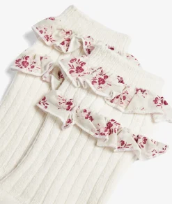 Etam Chaussettes à volants ECRU New