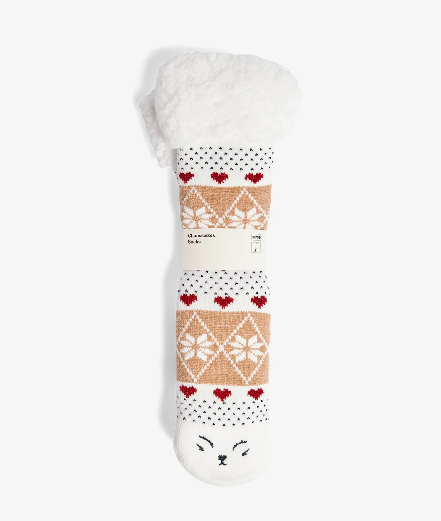 Etam Chaussettes antidéranpentes ECRU Outlet