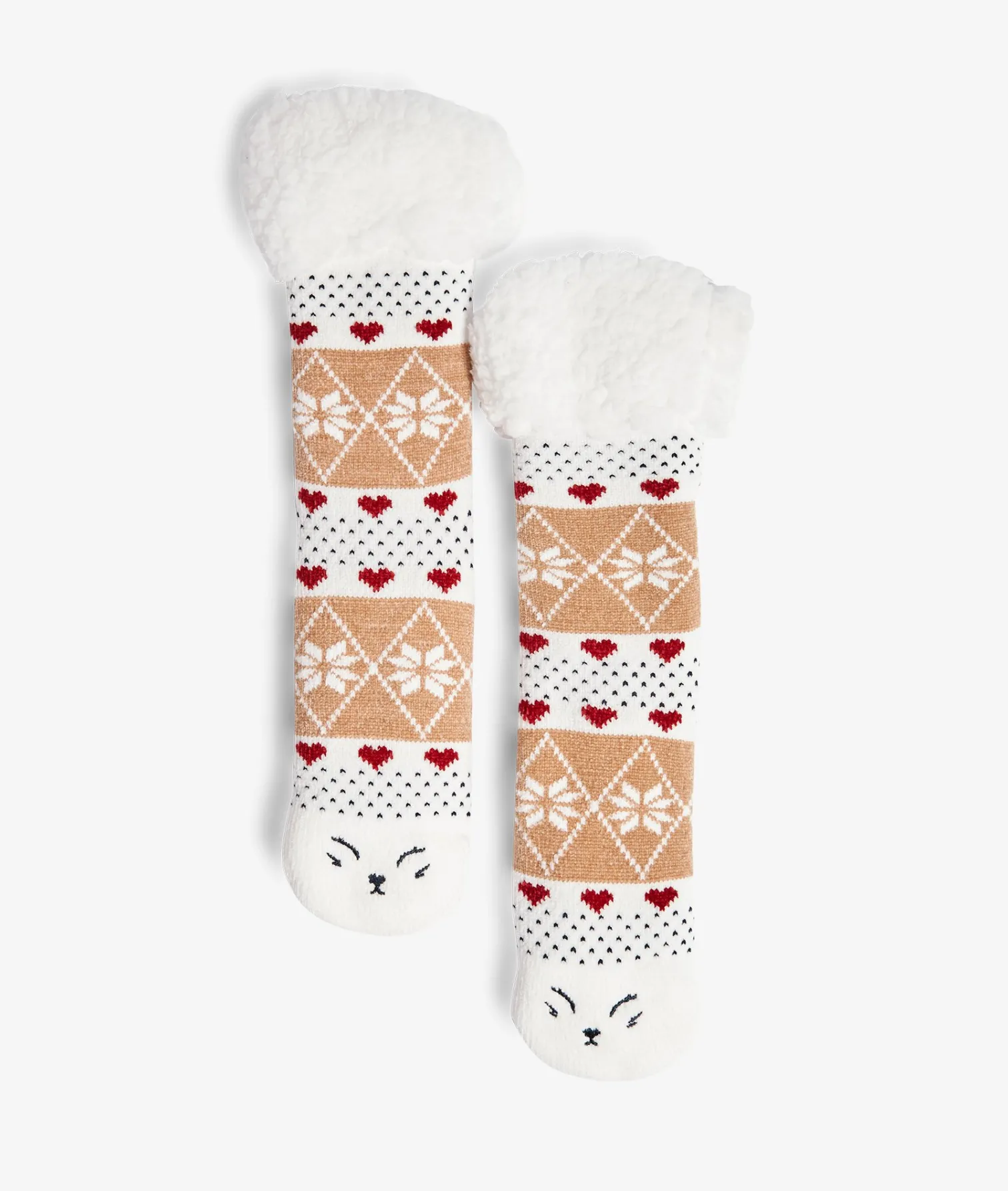 Etam Chaussettes antidéranpentes ECRU Outlet