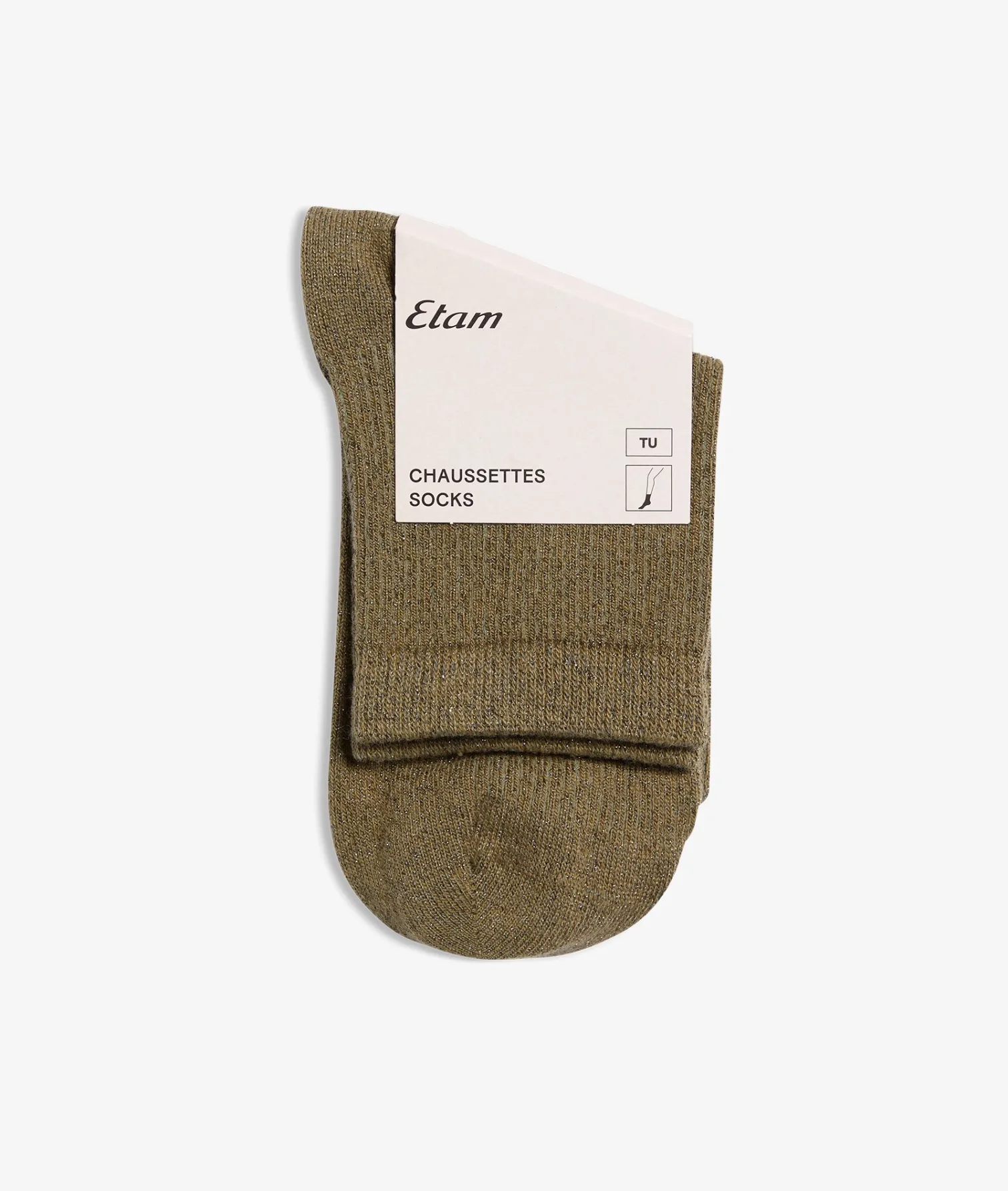 Etam Chaussettes irisées KAKI Online