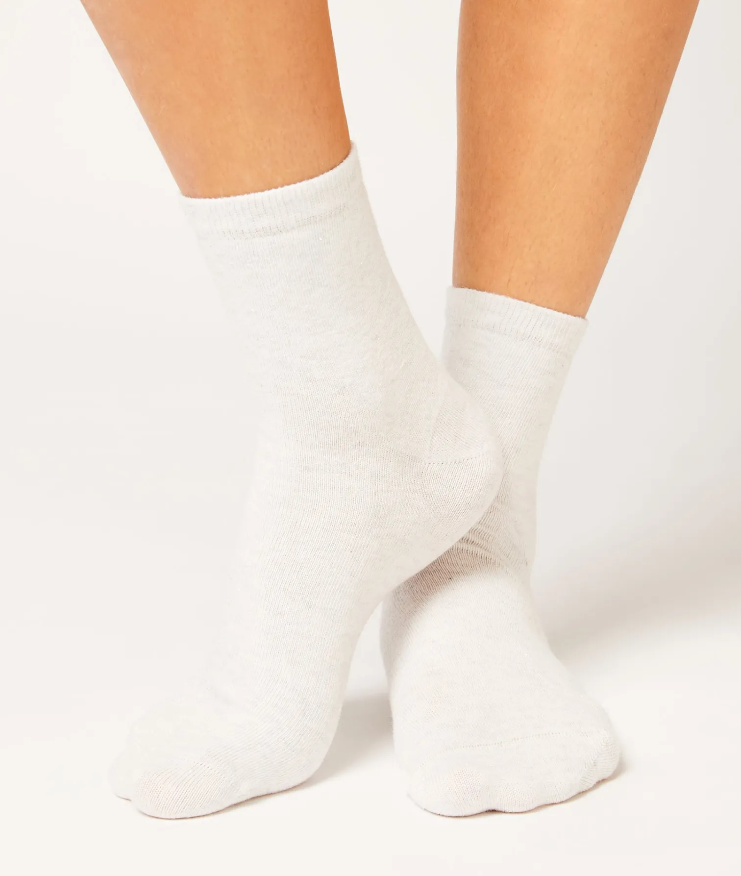 Etam Chaussettes irisées ECRU Clearance