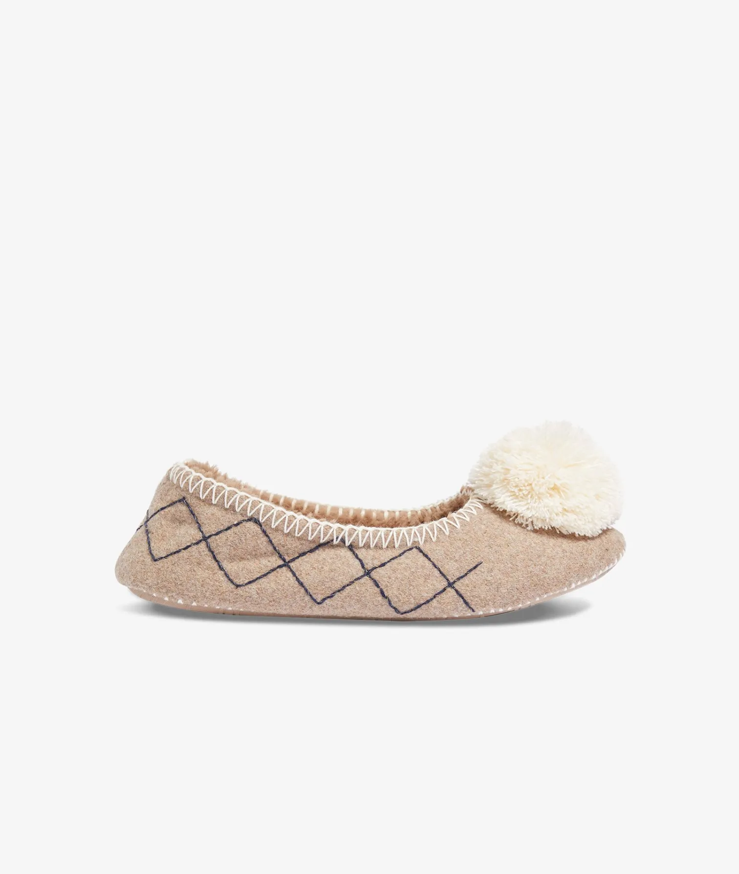 Etam Chaussons ballerine ponpon GRISCLAIR Cheap