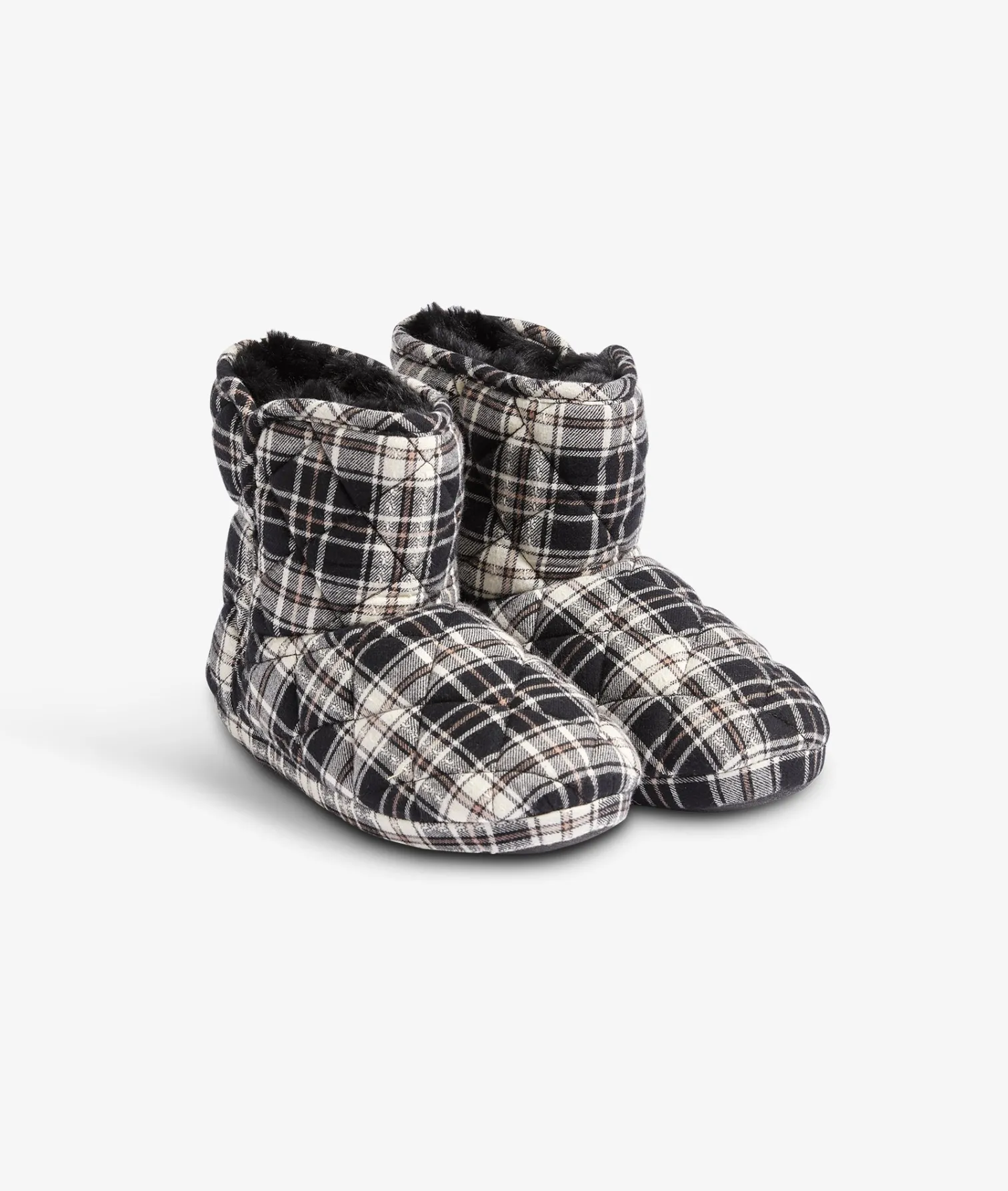 Etam Chaussons bottines à ccarreaux NOIR Cheap