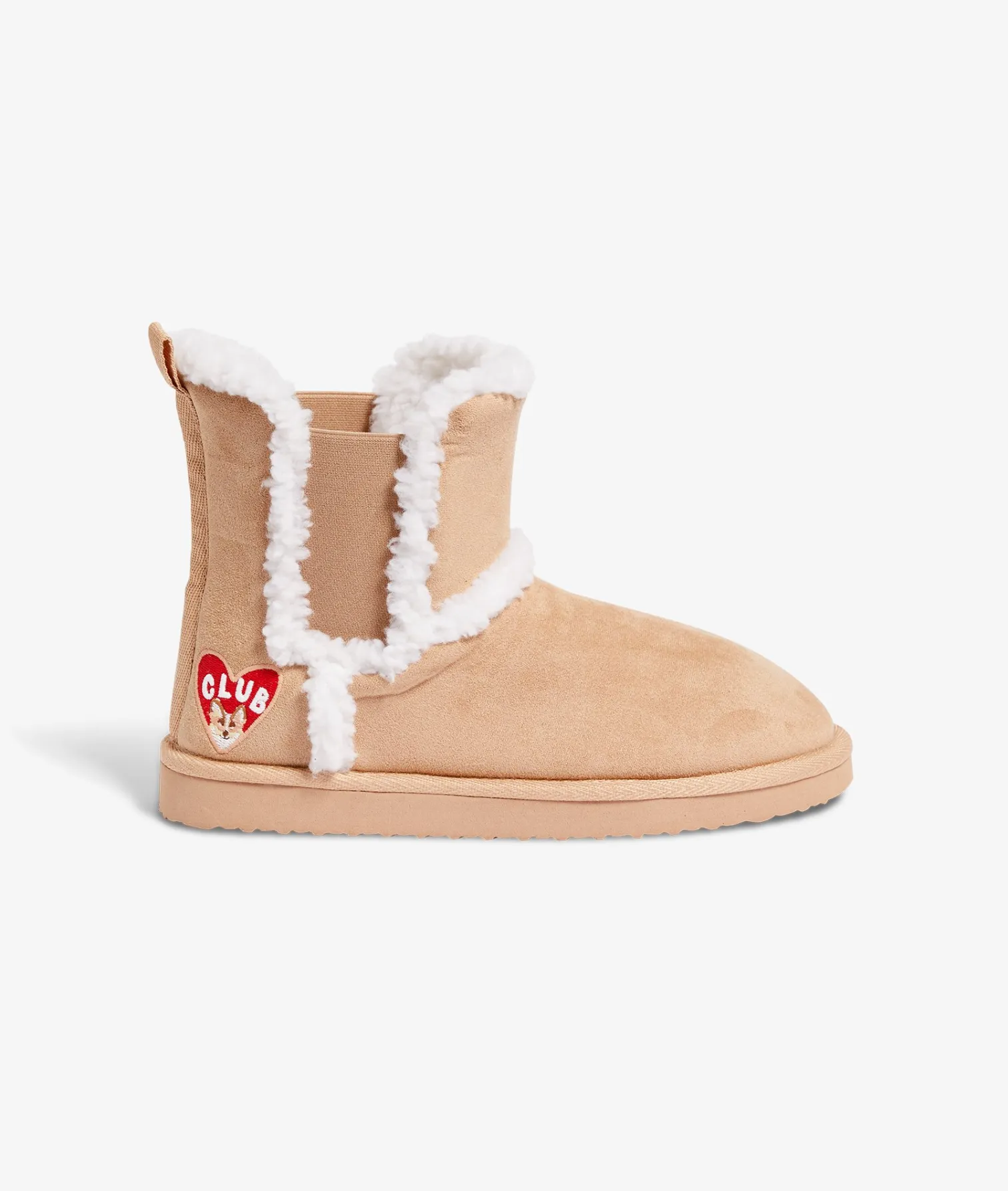 Etam Chaussons bottines corgi intérieur effet bouclette DUNE Outlet