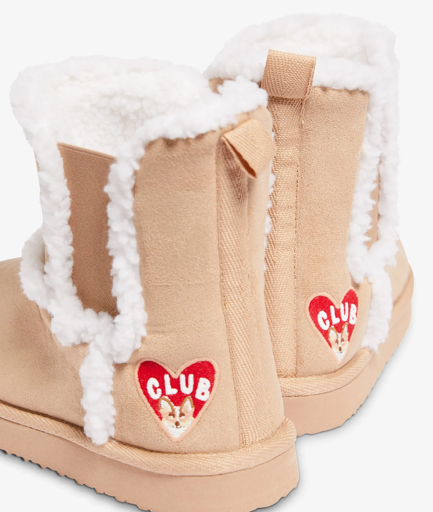 Etam Chaussons bottines corgi intérieur effet bouclette DUNE Outlet