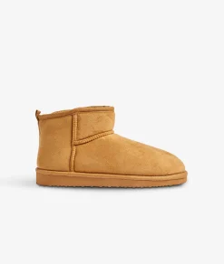 Etam Chaussons bottines fourrés MARRON Store