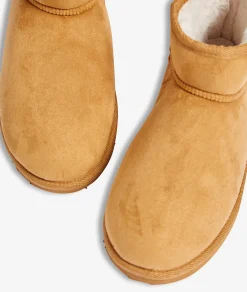 Etam Chaussons bottines fourrés MARRON Store