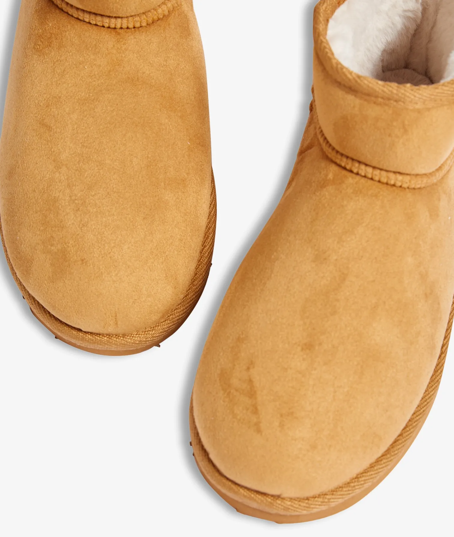 Etam Chaussons bottines fourrés MARRON Store