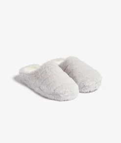 Etam Chaussons mules fourrés GRISCLAIR Discount