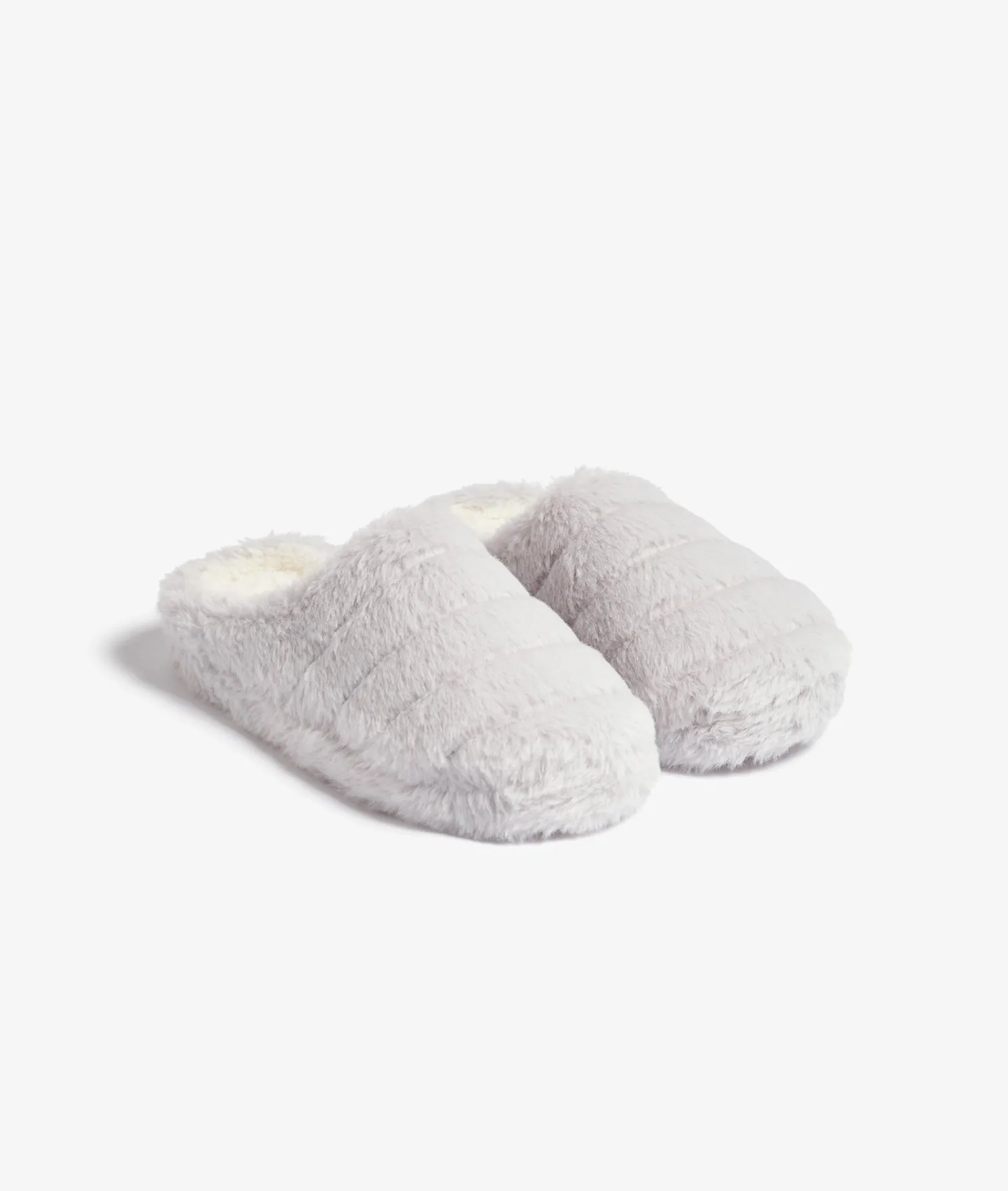 Etam Chaussons mules fourrés GRISCLAIR Discount